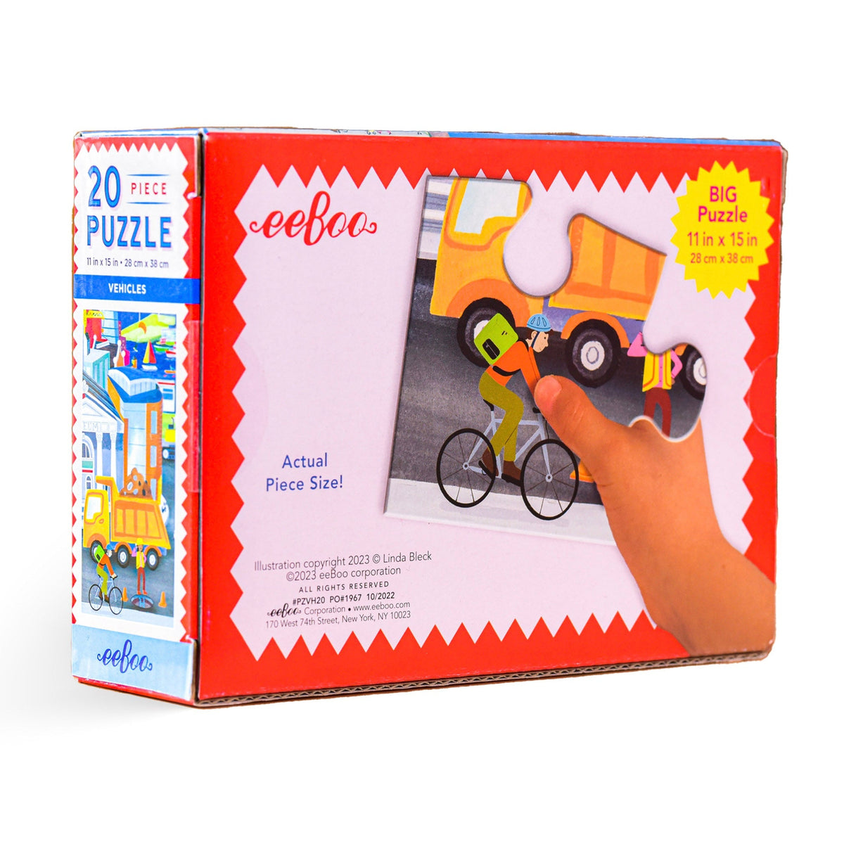 eeBoo 20pc - Vehicles Puzzle