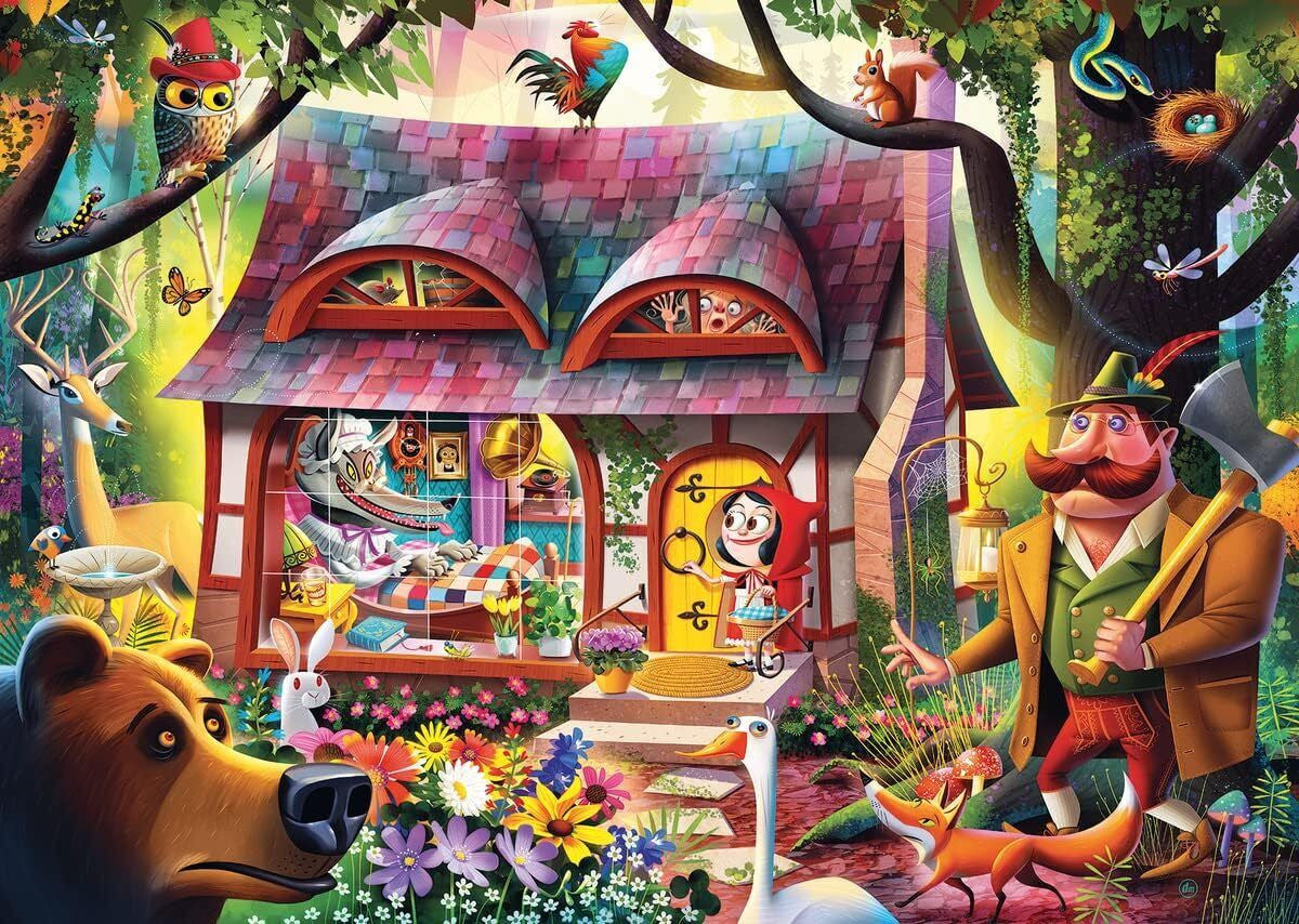 Ravensburger 1000pc - Come In Red Riding Hood Puzzle