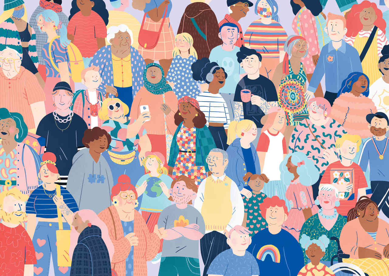Ravensburger 1000pc - Puzzle People Puzzle