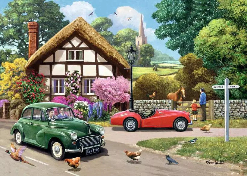 Ravensburger 1000pc - Leisure Days No. 9 - A Country Drive Puzzle