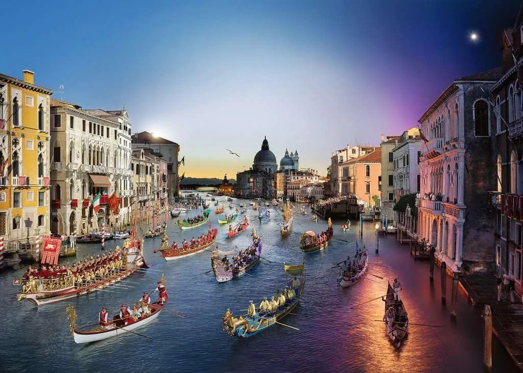 Ravensburger 1000pc - Venice Day to Night Puzzle *Minor Box Damage*