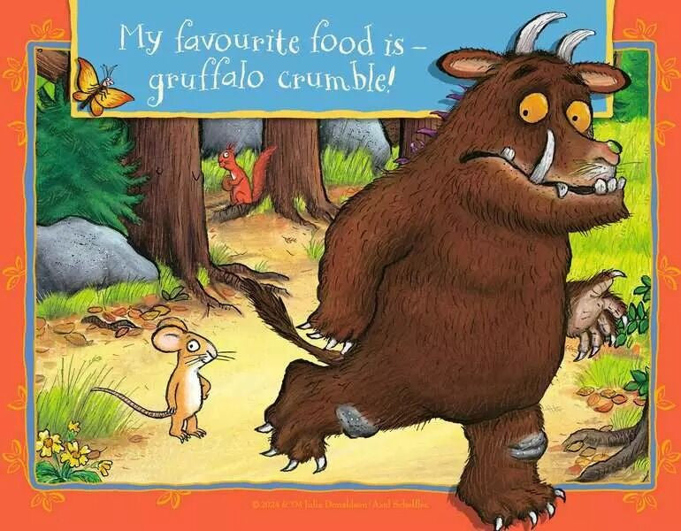 Ravensburger - The Gruffalo 4 In A Box Puzzles - 12, 16, 20, 24pc