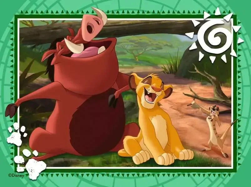 Ravensburger - Disney The Lion King 4 in a Box - 12, 16, 20, 24pc Puzzles