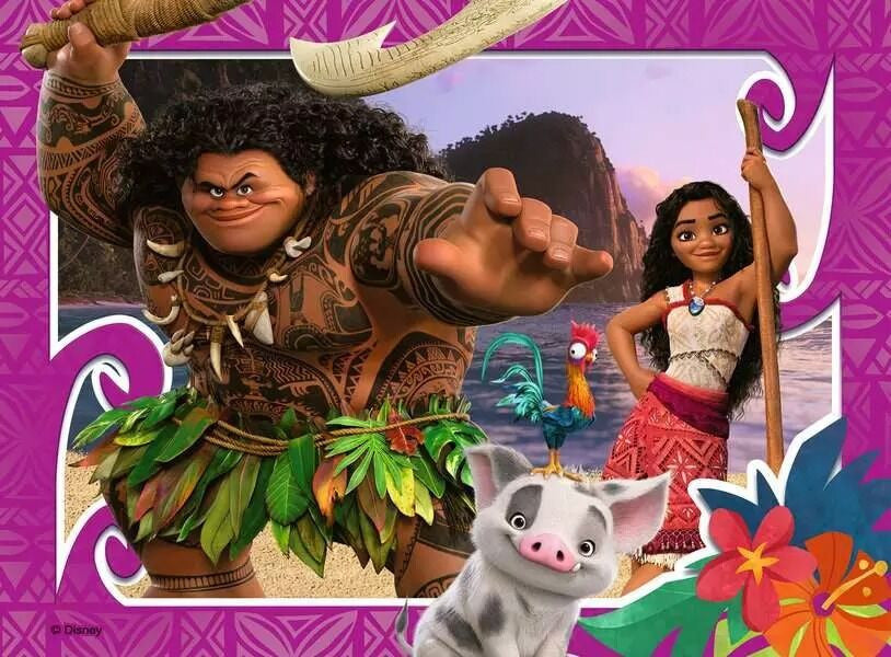 Ravensburger - Moana 4 in a Box - 12, 16, 20, 24pc
