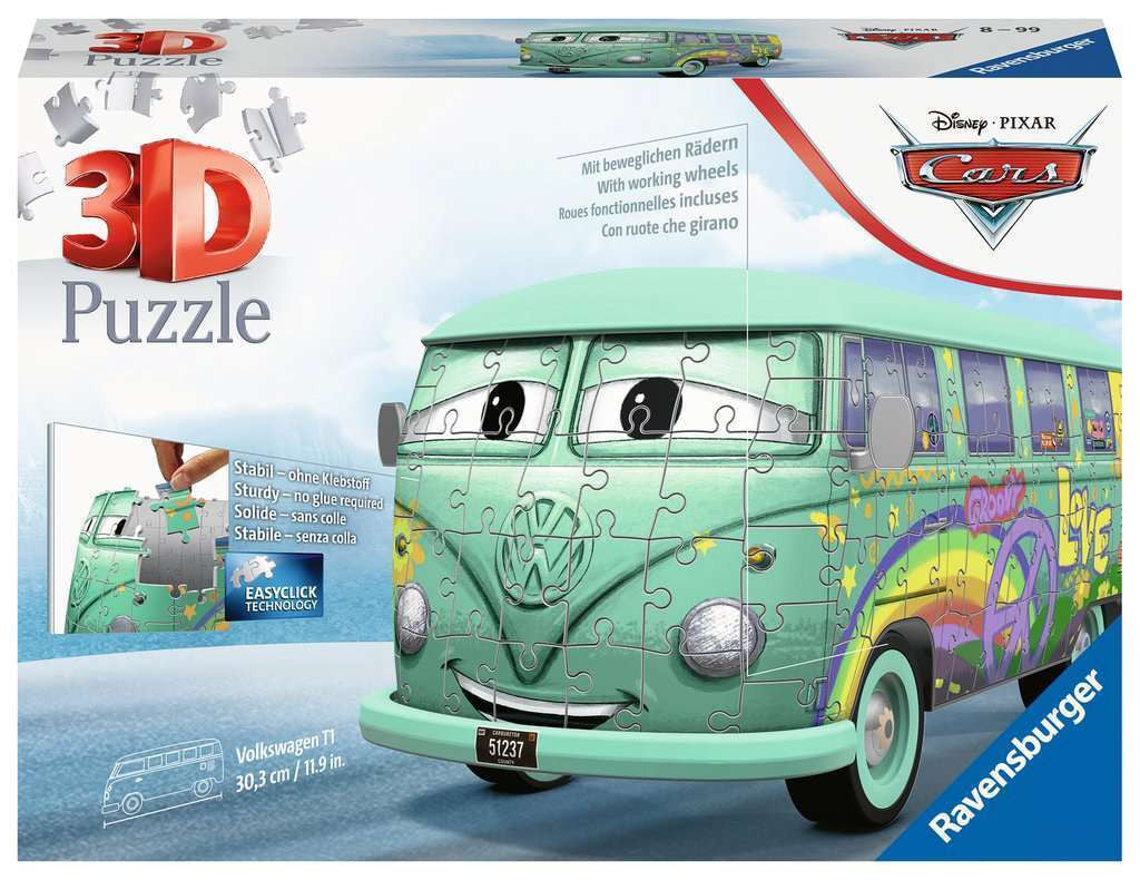 Ravensburger 3D 162pc - Disney VW T1 Pixar 3D Puzzle