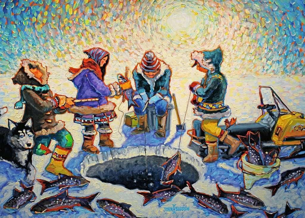 Ravensburger 1000pc - Ice Fishing Puzzle