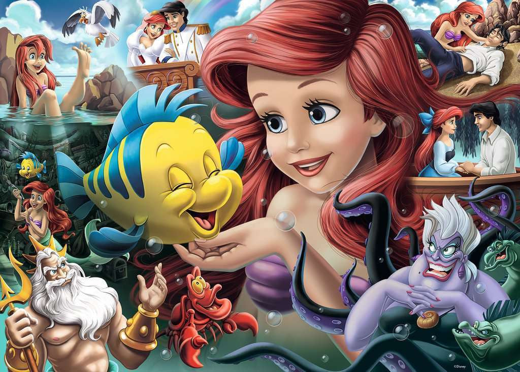 Ravensburger 1000pc - Disney Heroines No. 3 Ariel Puzzle