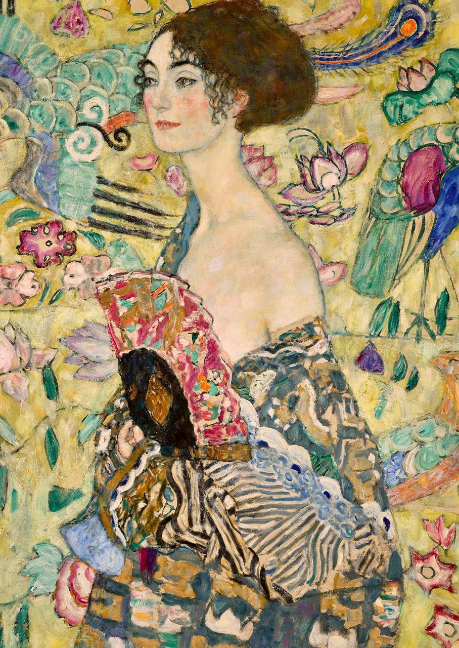 Ravensburger 1000pc - Klimt: Lady with a Fan Puzzle