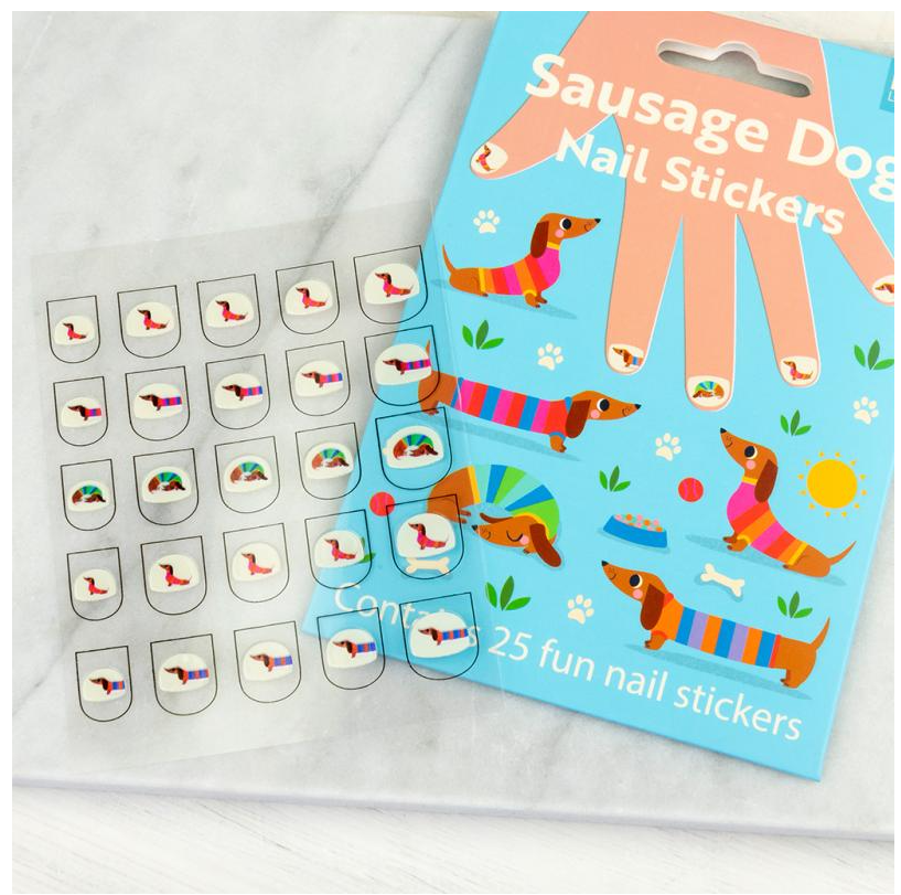 Rex London - Nail Stickers - Sausage Dog