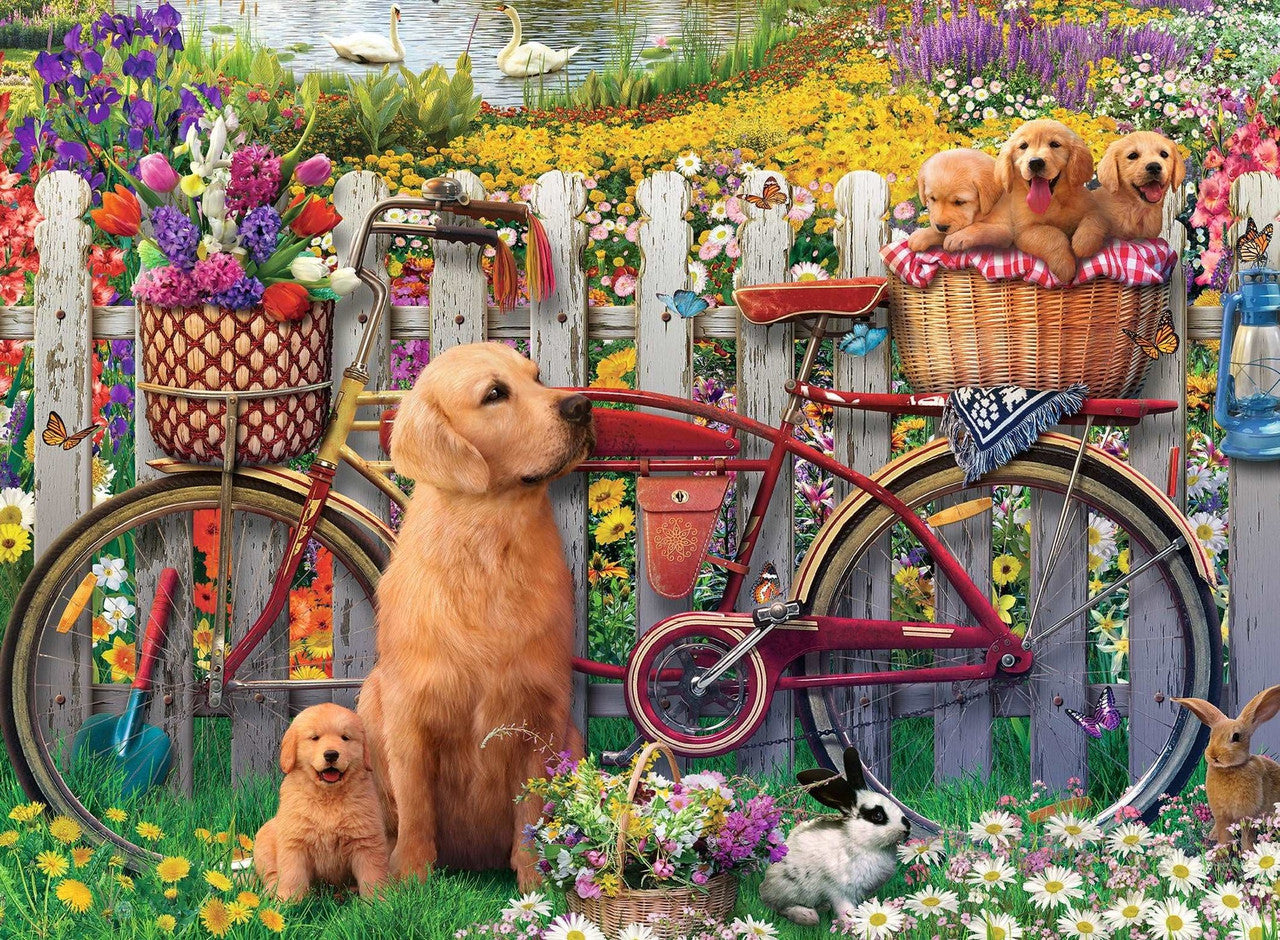 Ravensburger 500pc - Cute Dogs in the Garden
