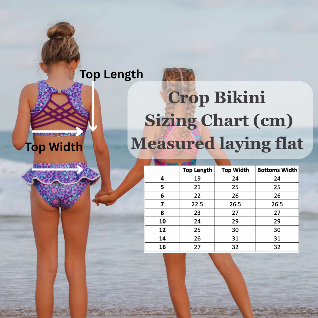 Fernleigh Avenue - Harla Crop Bikini With Frills