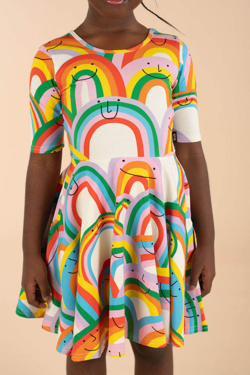 Rock Your Baby - Happy Rainbows Mabel Dress