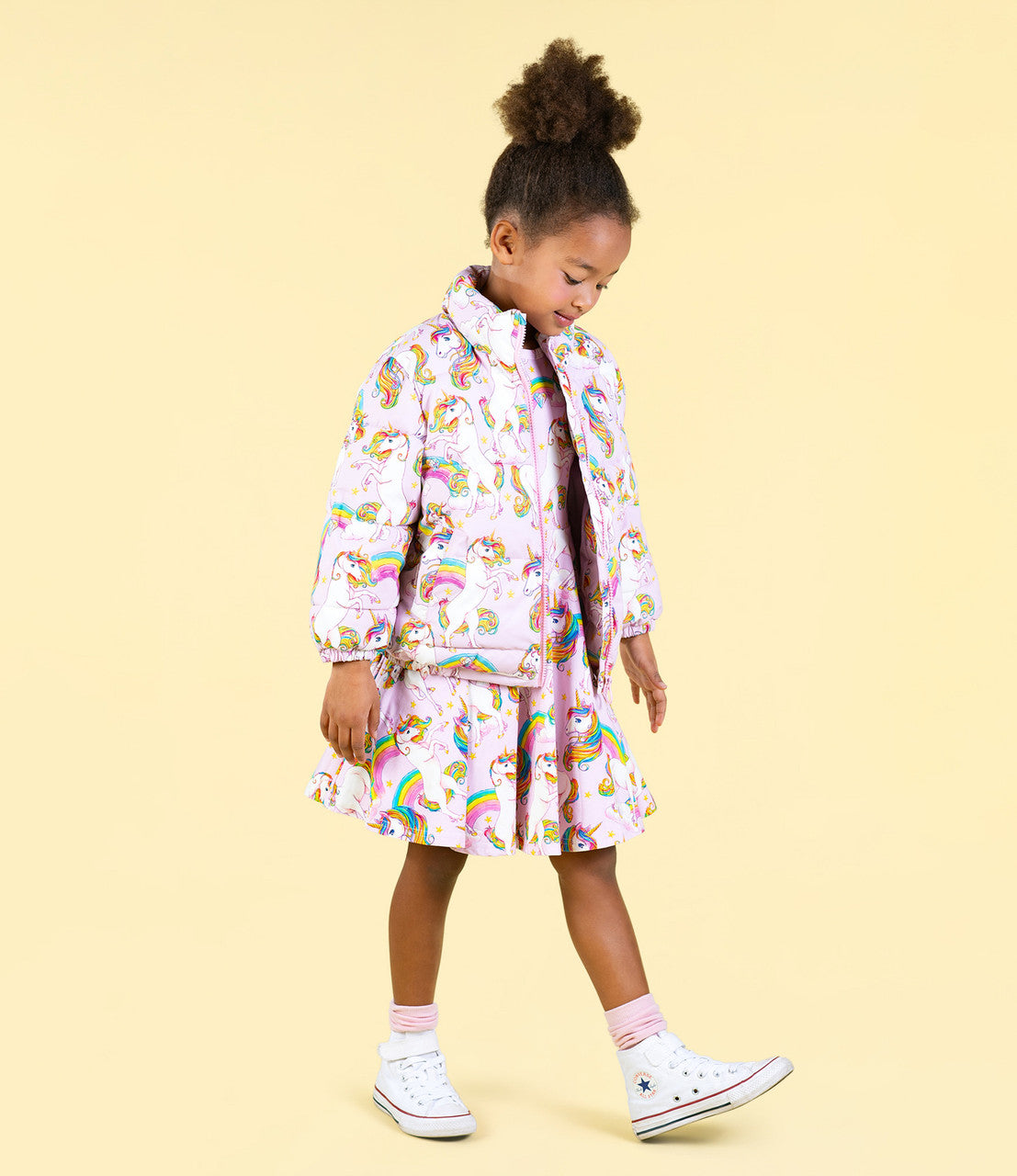 Rock Your Baby - Unicorn Rainbow Waisted Dress