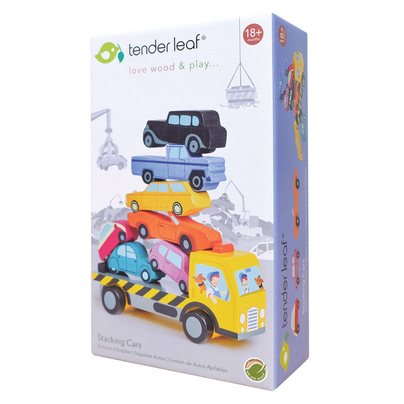 Tender Leaf Toys - Stacking Cars