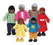 Hape Wooden Dolls - African American Family