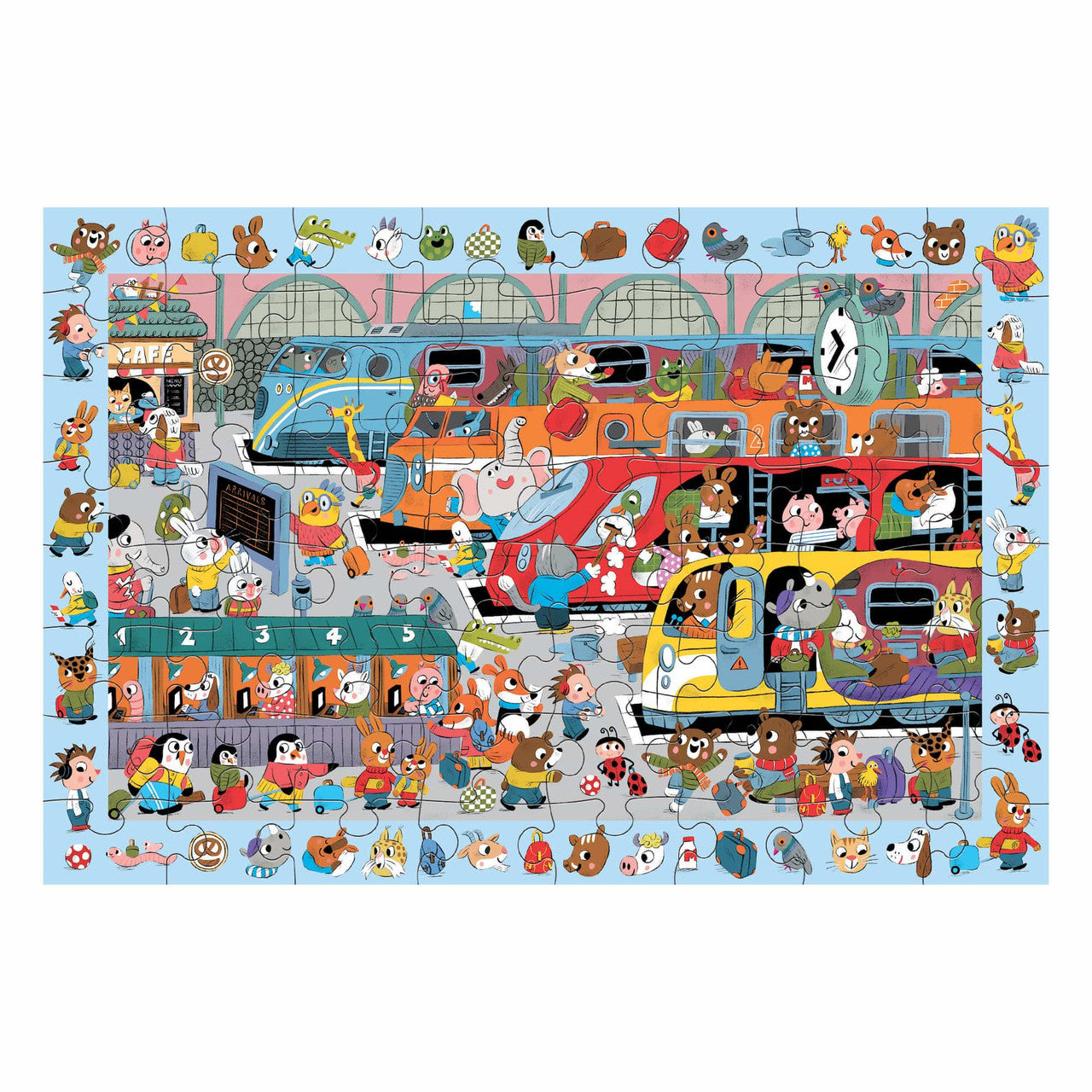 Mudpuppy Search & Find 64pc - All Aboard Puzzle