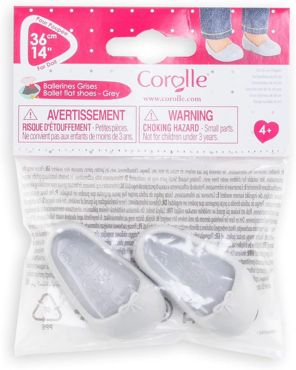 Corolle - Ma Corolle - Grey Ballet Flat Shoes