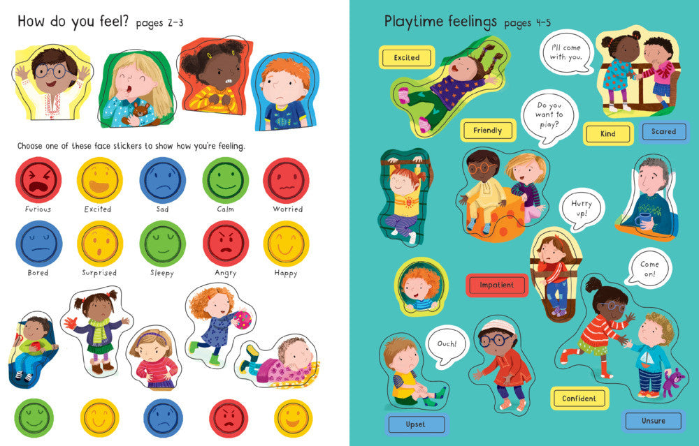 Usborne - First Sticker Book - Feelings