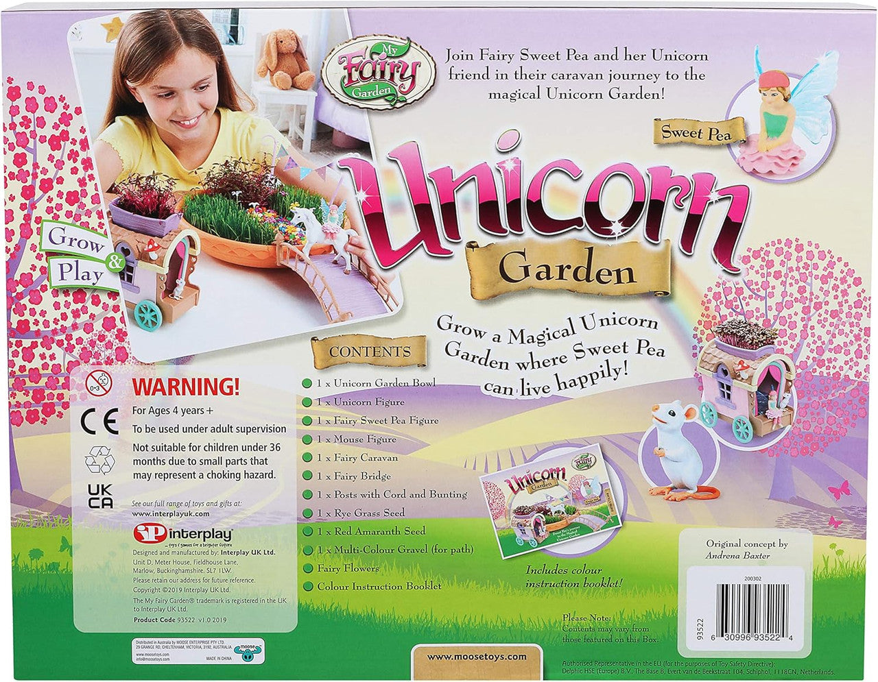 My Fairy Garden - Unicorn Garden and Caravan