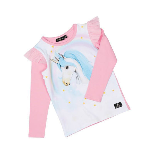 Blue Unicorn Long Sleeve T-Shirt