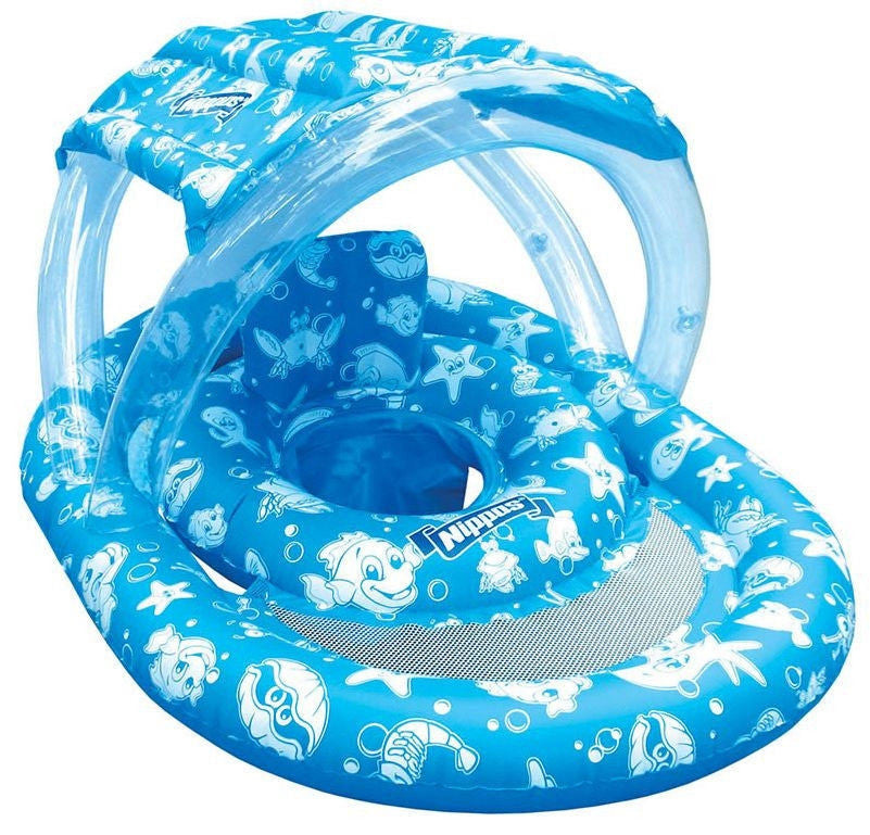 Wahu Jr. - Ring with Seat & Canopy - BLUE