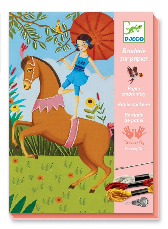 Djeco Tales And Chimeras Paper Embroidery
