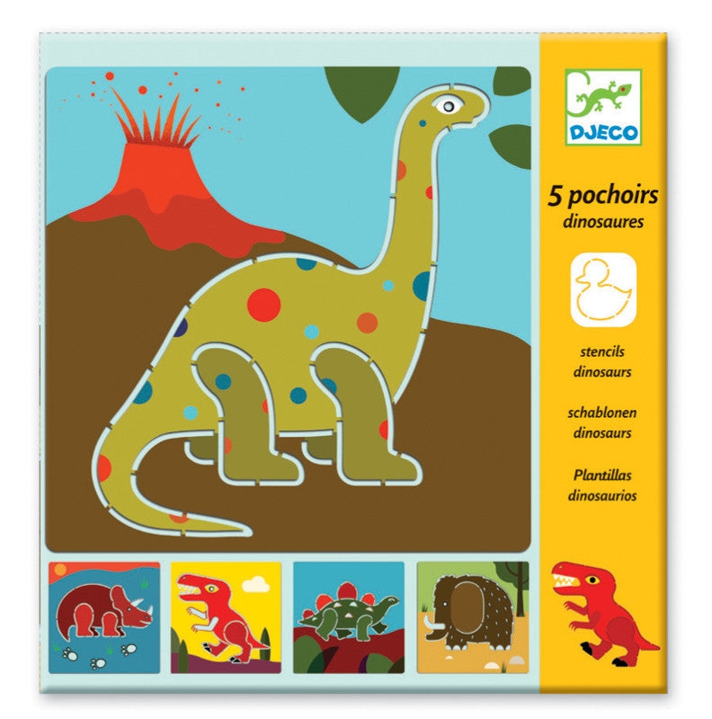 Djeco - Dinosaur Stencils