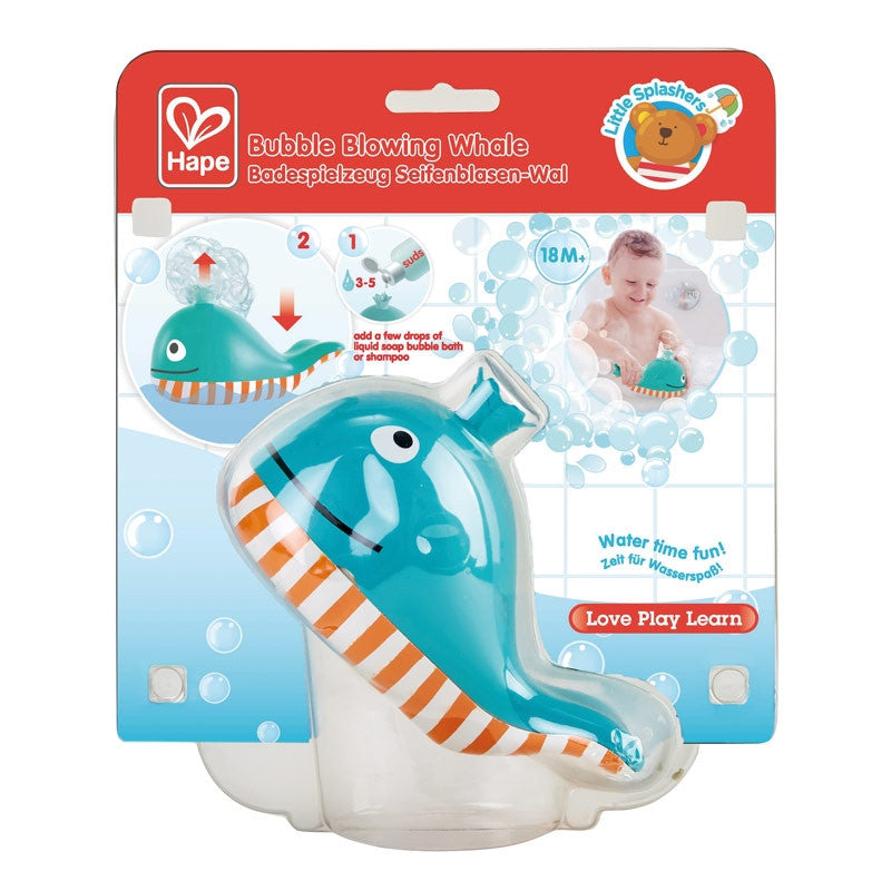 Hape Bath Toys Bubble Blowing Whale