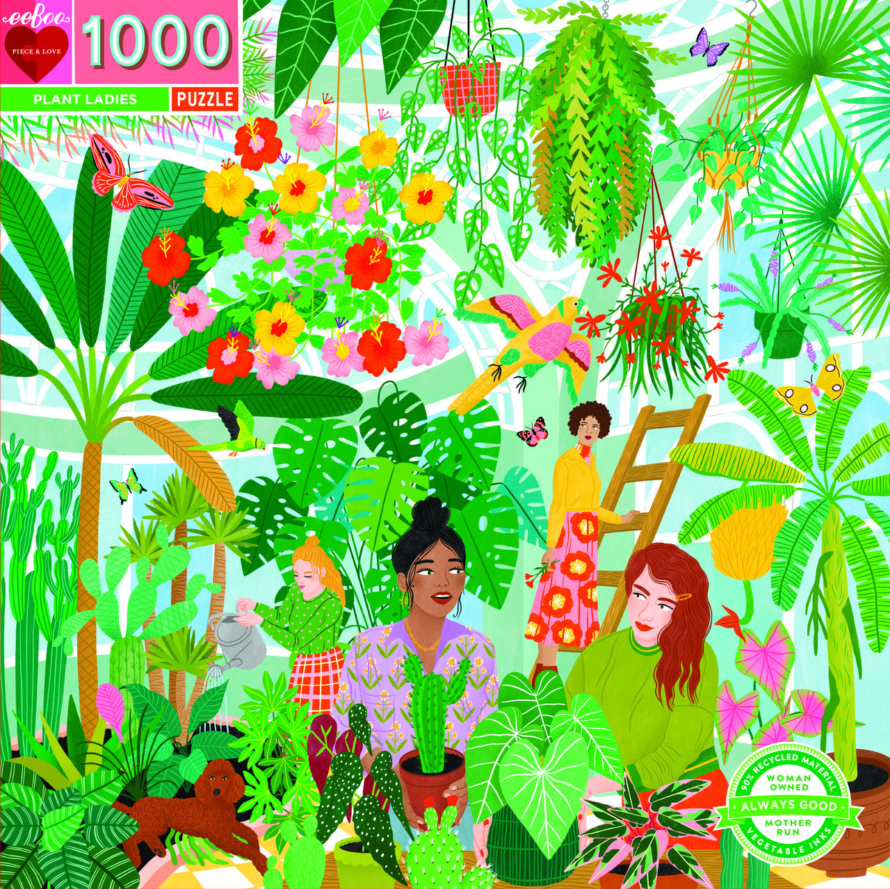 eeBoo 1000pc - Plant Ladies Puzzle