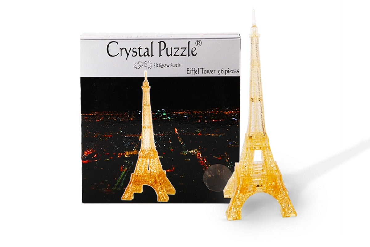 Crystal Puzzle 3D - Golden Eiffel Tower 96pc