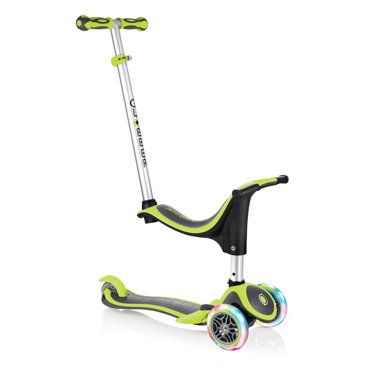 Globber - GO-UP: 5in1 Scooter with Light Up Front Wheels - Lime Green
