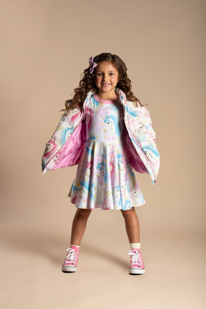 Rock Your Baby - Fantasia Puff Padded Jacket with Lining (size 8-12)