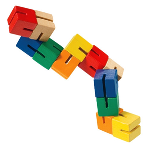 Fun Factory - Multi Colour Wooden Fidget Toy