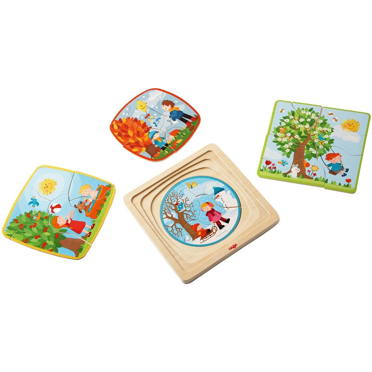 Haba - 4 Layers Puzzle Seasons