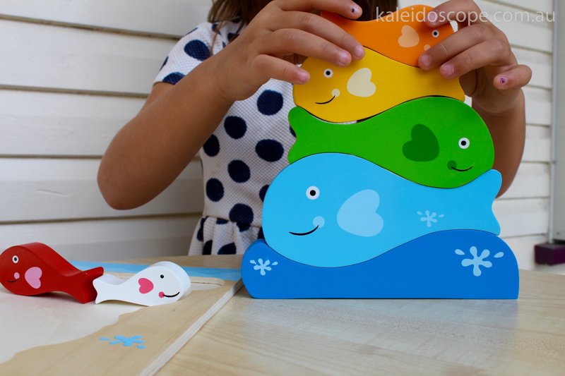 Kiddie Connect - Fish Stacker Puzzle
