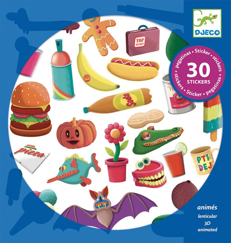 Djeco - 30pc X-rays Stickers
