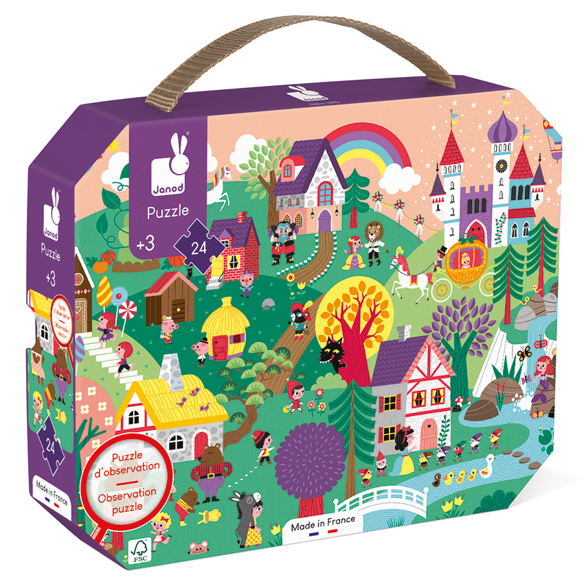 Janod - Tales Observation Puzzle 24pc