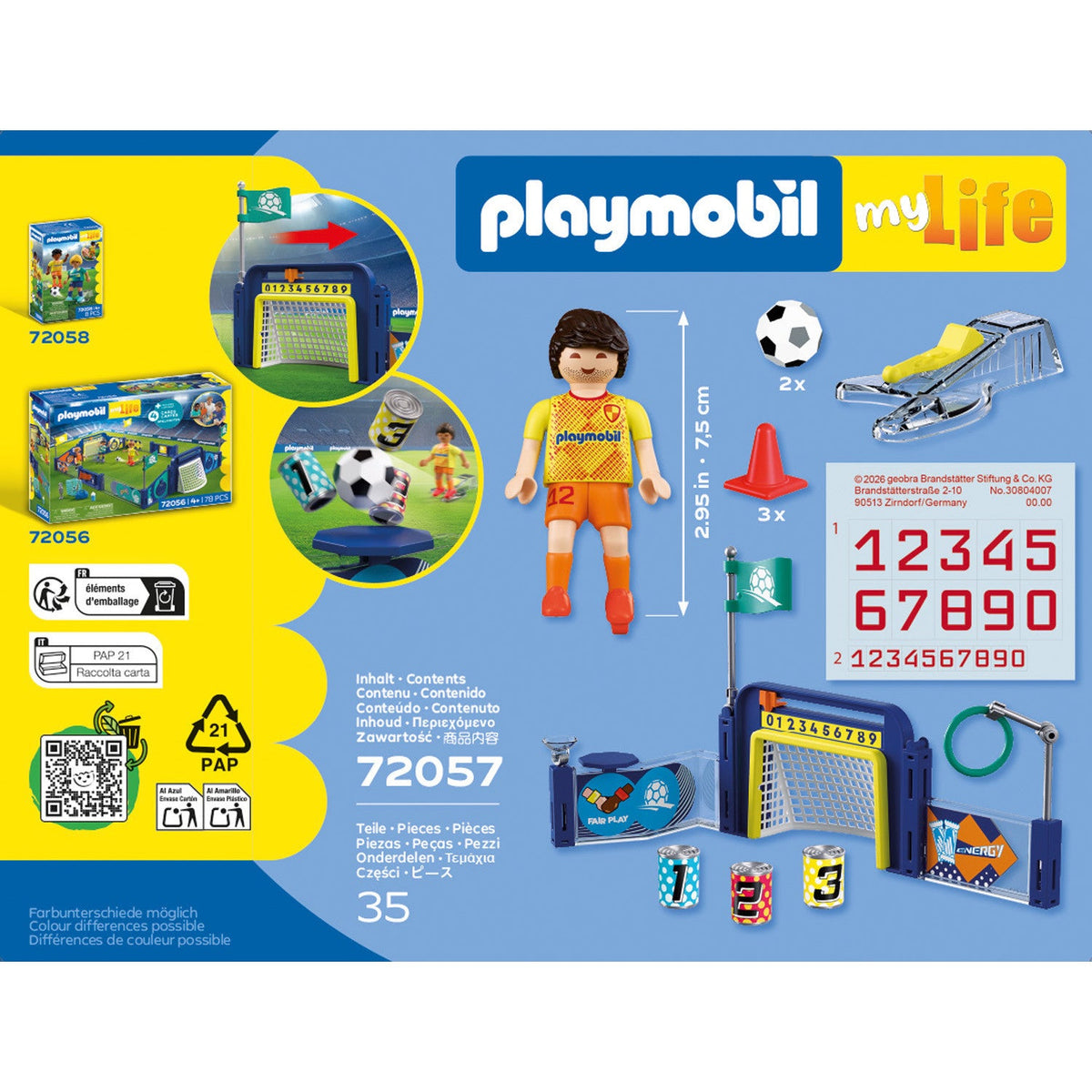 PLAYMOBIL Sports & Action - Soccer Training Station 72057