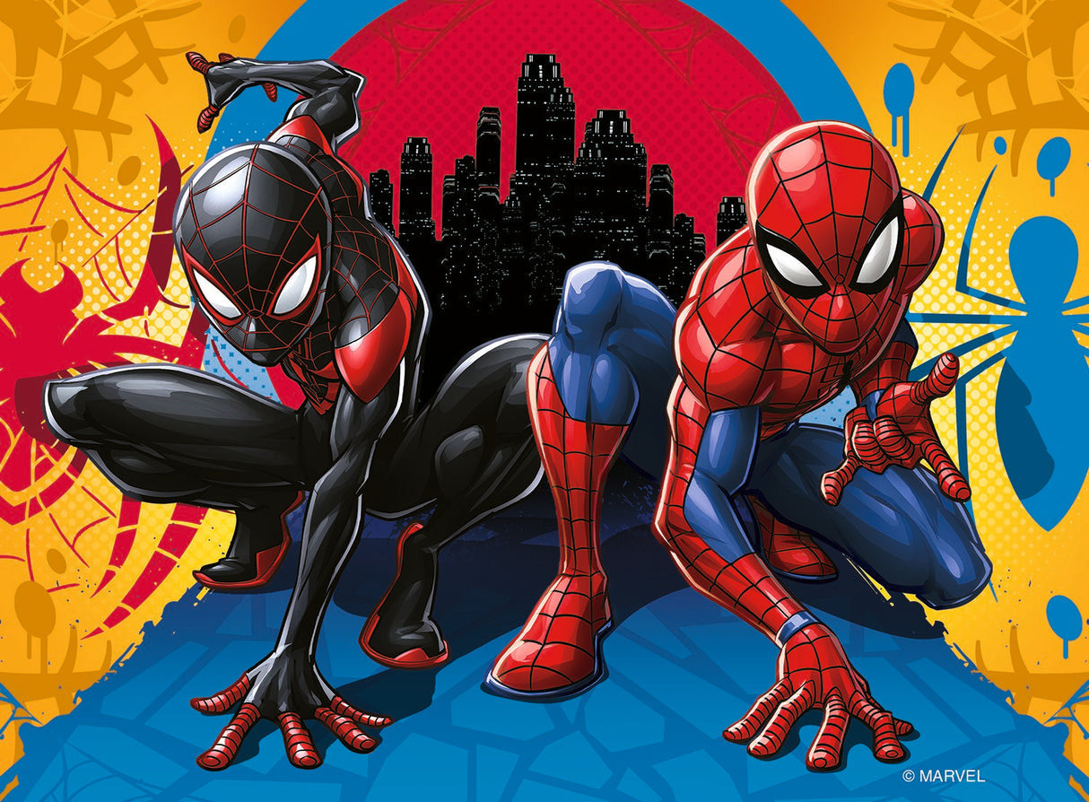 Ravensburger - Marvel Spider-Man Puzzles 4 In A Box - 12, 16, 20, 24pc