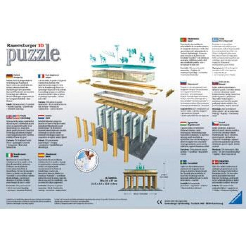 Ravensburger 324pc - Brandenburger Gate 3D Puzzle