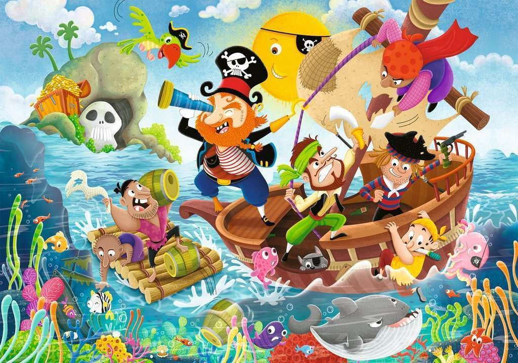 Ravensburger 24pc - Land Ahoy! SuperSize Floor Puzzle
