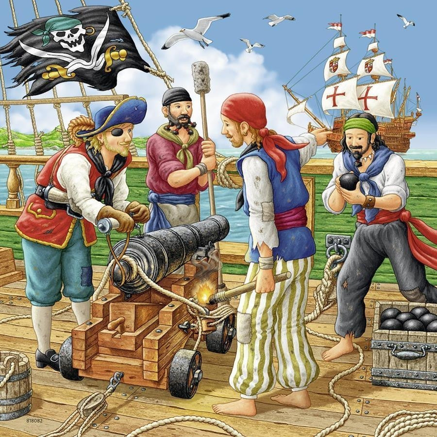 Ravensburger 3x49pc - High Seas Adventure Puzzle