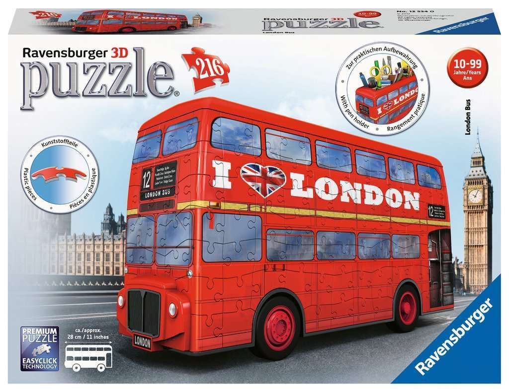Ravensburger 216pc - London Bus 3D Puzzle