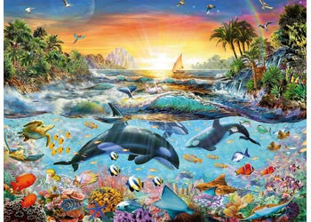 Ravensburger 200pc - Orca Paradise Puzzle