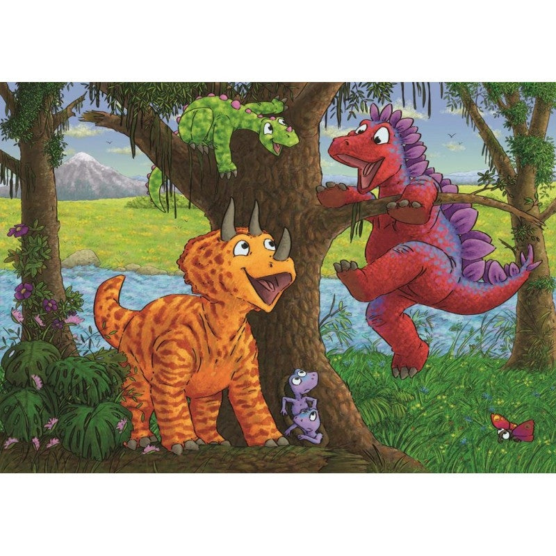 Ravensburger 2x24pc - Dinosaurs at Play Puzzle