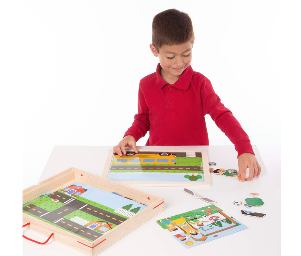 Melissa & Doug - Wooden Magnetic Matching Picture Game