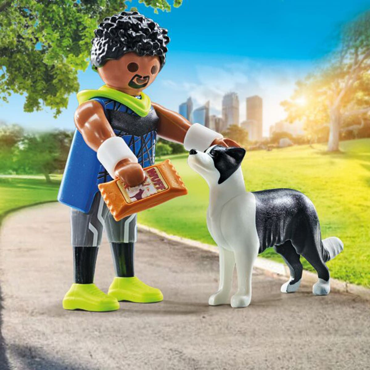 Playmobil - My Life - Jogger with Border Collie 71740