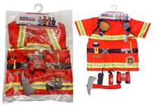 Fire Fighter Dress Up Costume 5pc