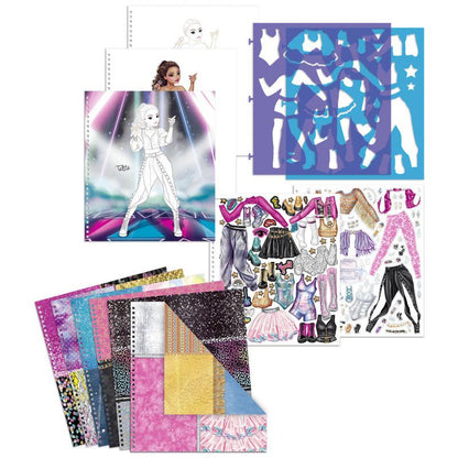 TOPModel -  Popstar Colouring Book