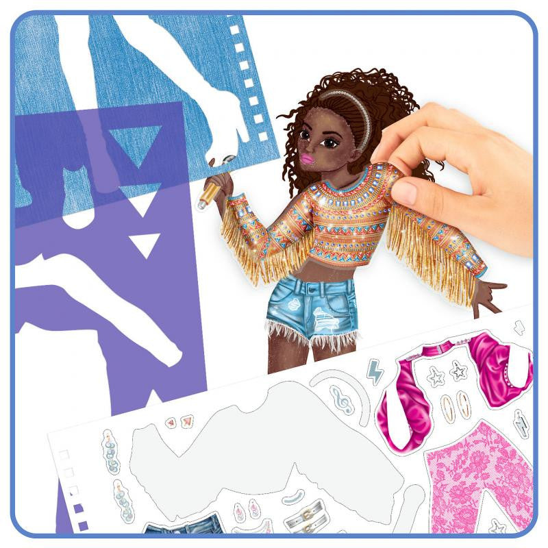 TOPModel -  Popstar Colouring Book